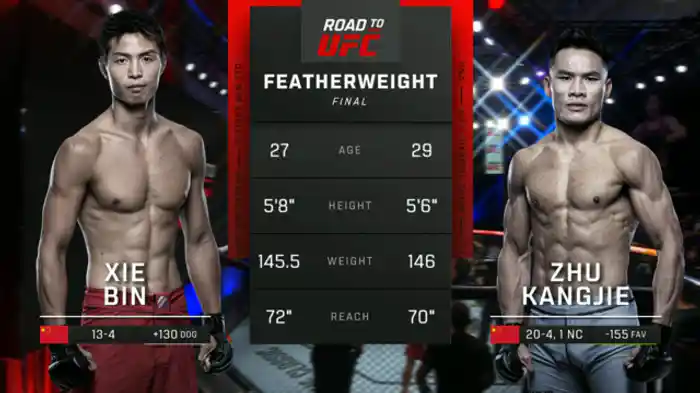 ズー・カンジエ vs. シエ・ビン