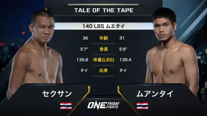 セクサン vs. ムアンタイ