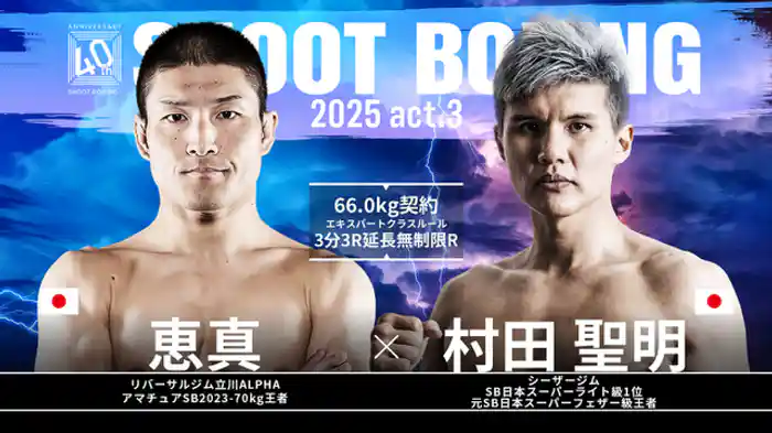 村田聖明 vs. 恵真