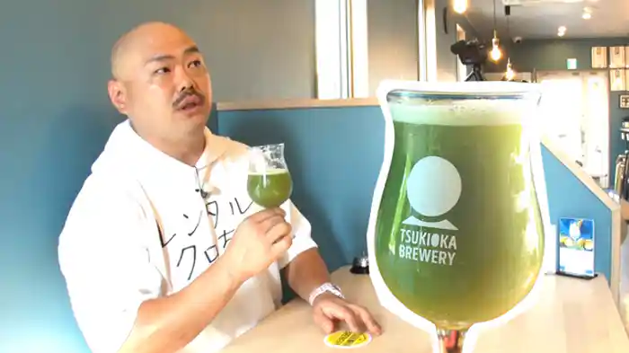 新潟旅へ!月岡温泉のエメラルドグリーンに輝くビール