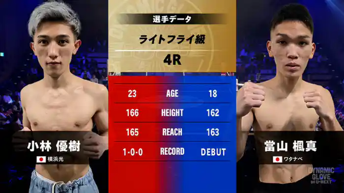 小林 優樹 vs. 當山 楓真