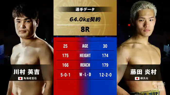 藤田 炎村 vs. 川村 英吉