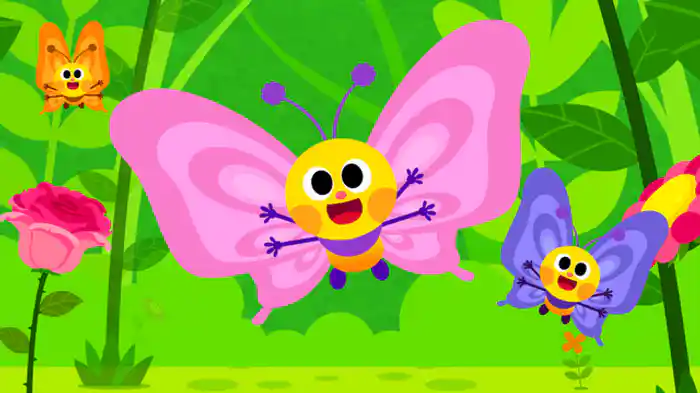 チョウチョのワルツ/Flitter Flutter Butterflies