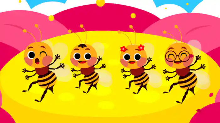 とべミツバチ/Fuzzy Buzzy Honeybees