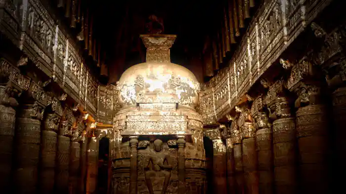 秘密の部屋の痕跡