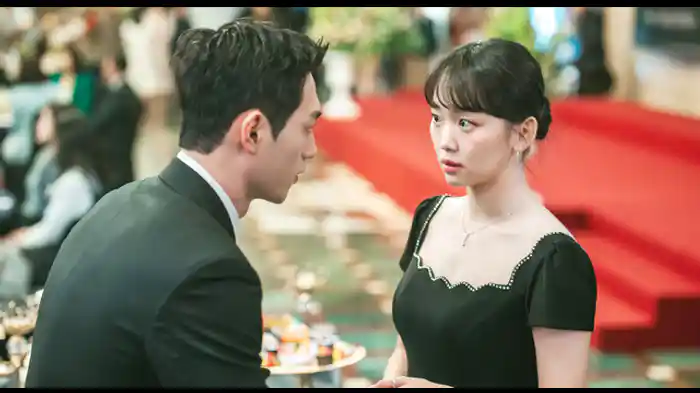 きれいなドレスを着た時に