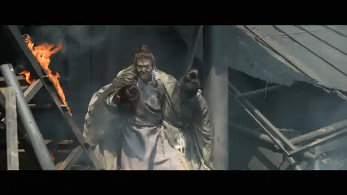 火炎の計に陥る