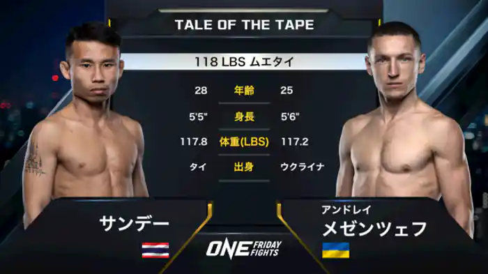 サンデー vs. アンドレイ・メゼンツェフ