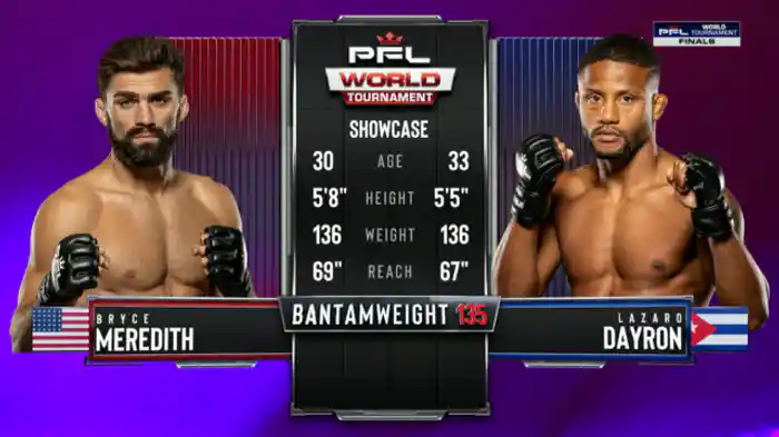 ブライス・メレディス vs. ラザロ・デイロン