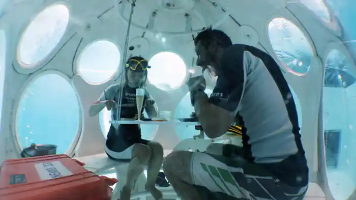 地下の秘密レストラン！