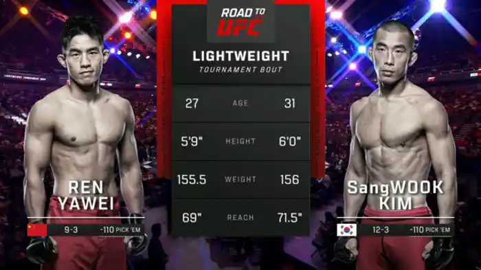 レン・ヤーウェイ vs. キム・サンウク