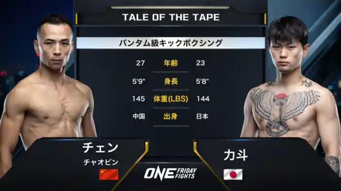 チェン・チャオビン vs. 力斗