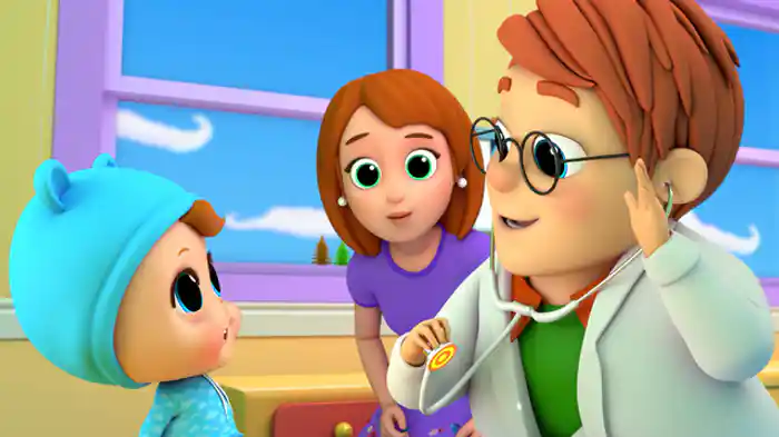 お医者さんに行く