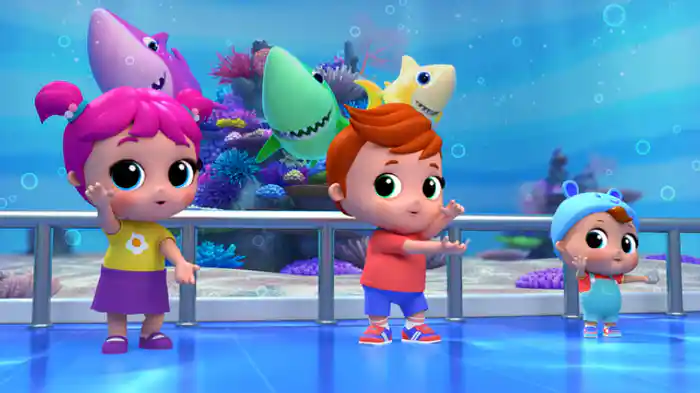 サメさん家族と踊りましょ!