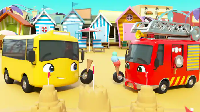 アイスクリームとすなのおしろ