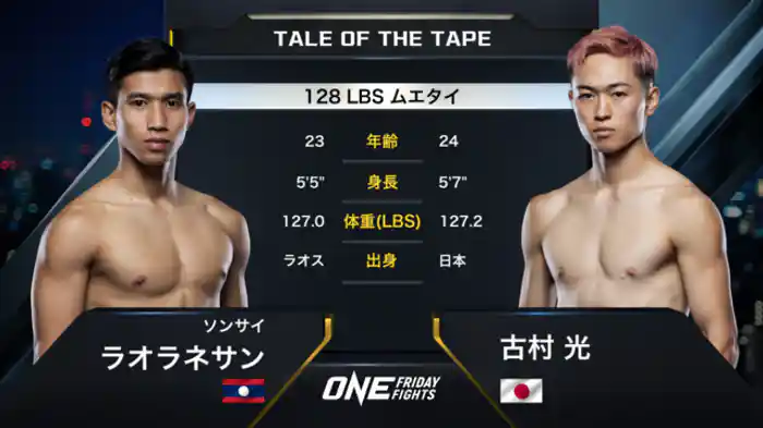 ソンサイ・ラオラネサン vs. 古村 光