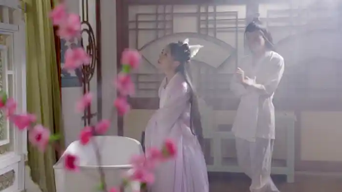 桃林の邂逅 白狐、運命に抱かれて