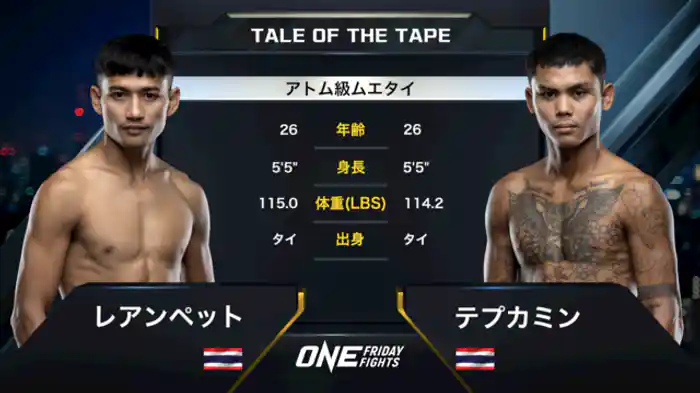 レアンペット vs. テプカミン