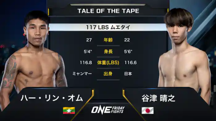 ハー・リン・オム vs. 谷津 晴之