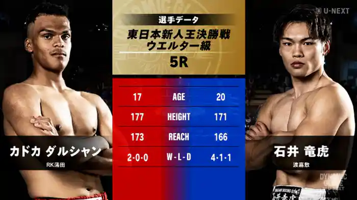 カドカ・ダルシャン vs. 石井 竜虎