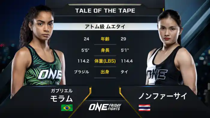 ガブリエル・モラム vs. ノンファーサイ