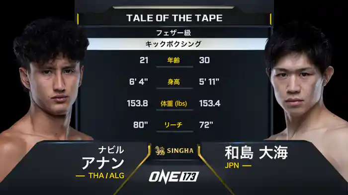 ナビル・アナン vs. 和島大海