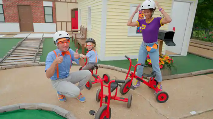 ブリッピーとミーカー、もっとなかよくなる