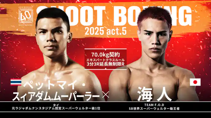 海人 vs. ペットマイ・スィアダム.ムーパーラー