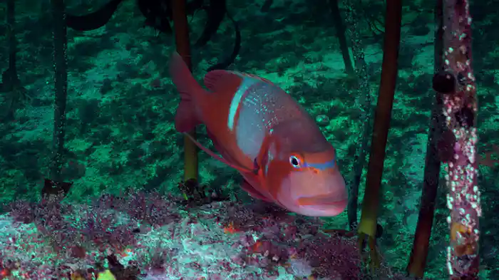 海底に広がるケルプの森