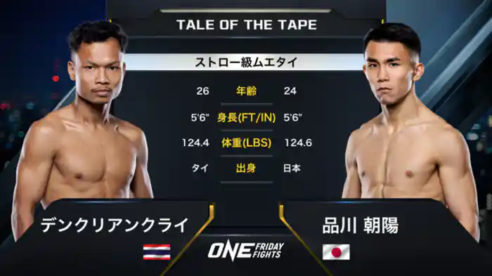 デンクリアンクライ vs. 品川 朝陽