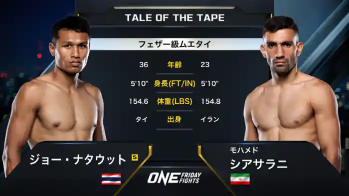 ジョー・ナタウット vs. モハメド・シアサラニ