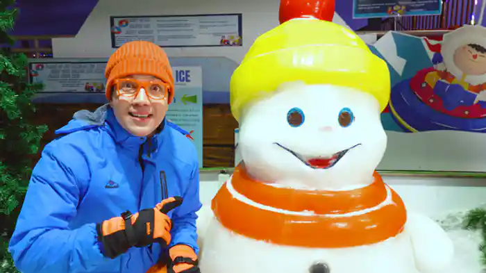 ブリッピー、ゆきだるまのたからさがしをする
