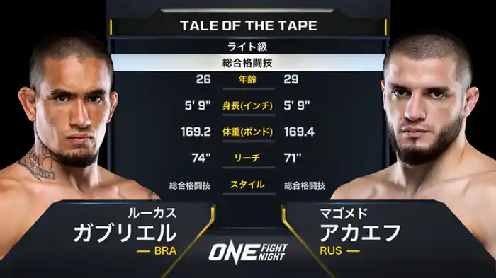 ルーカス・ガブリエル vs. マゴメド・アカエフ