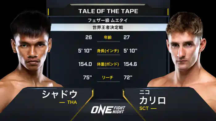 シャドウ vs. ニコ・カリロ
