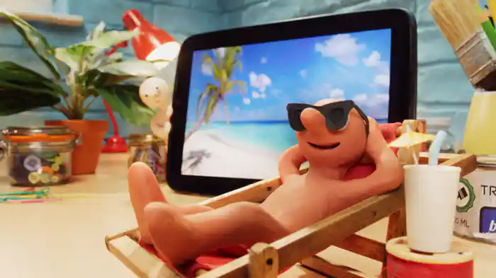 うみで ゆっくり