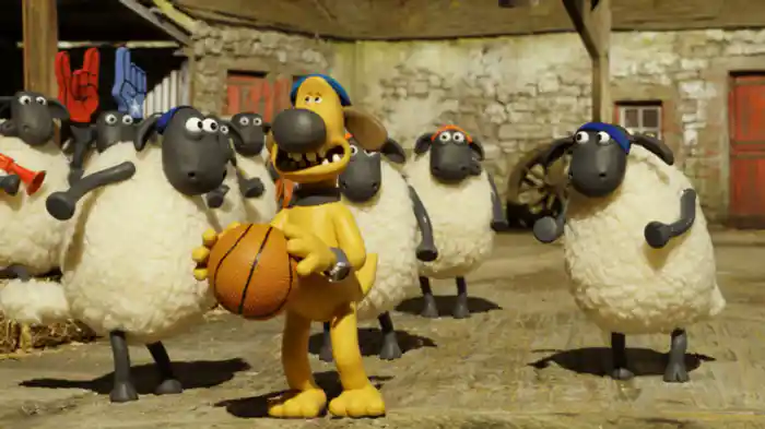 バスケをたのしむひつじたち