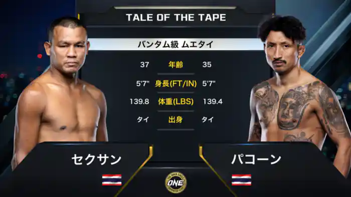 セクサン vs. パコーン