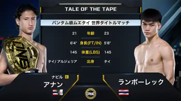 ナビル・アナン vs. ランボーレック