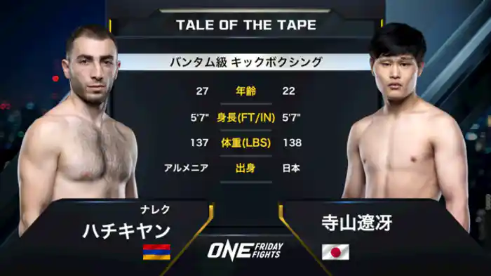 ナレク・ハチキヤン vs. 寺山遼冴