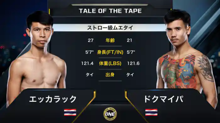 エッカラック vs. ドクマイパ