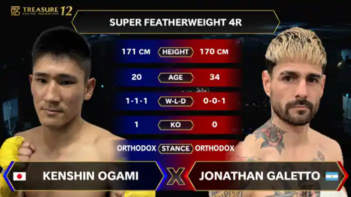 尾上剣清 vs. ガレット・ジョナタン