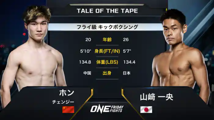 ホン・チェンジー vs. 山﨑一央