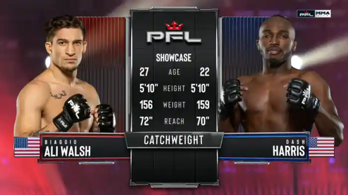 ビアッジョ・アリ・ウォルシュ vs. ダッシュ・ハリス