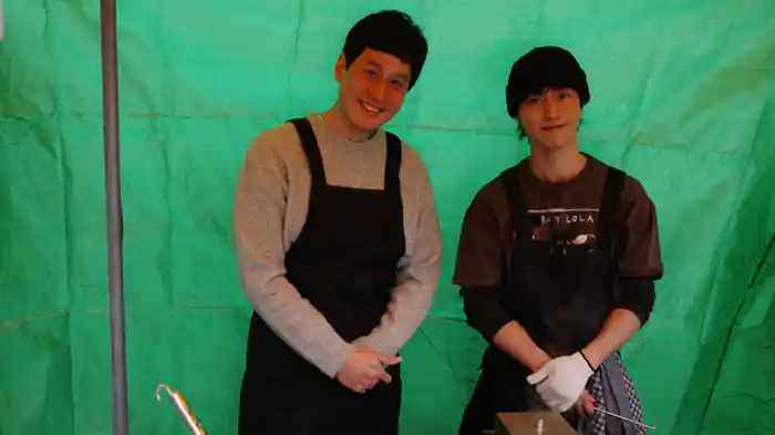 アルバイト2人とたい焼きデー