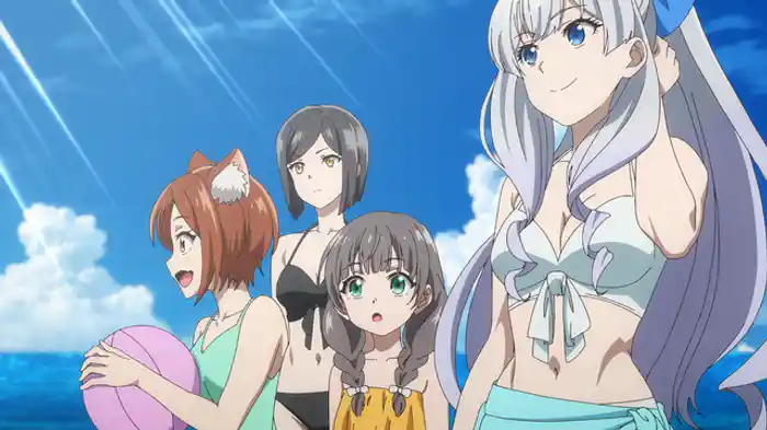 海辺にて