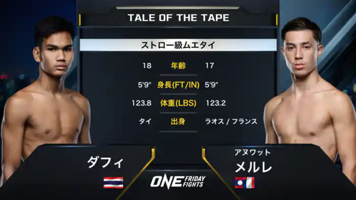 ダフィ vs. アヌワット・メルレ