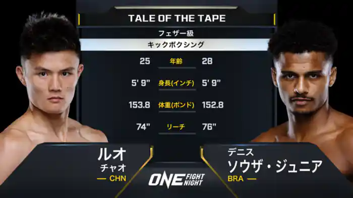 ルオ・チャオ vs. デニス・ソウザ・ジュニア