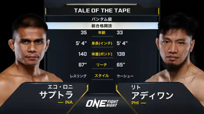 エコ・ロニ・サプトラ vs. リト・アディワン