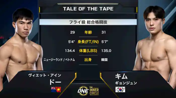 ヴィエット・アイン・ドー vs. キム・ギョンジュン
