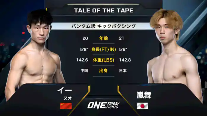 イー・ヌオ vs. 嵐舞